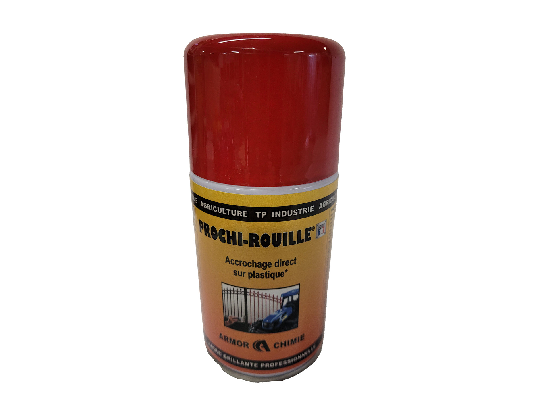 Peinture antirouille aérosol PROCHIROUILLE Rouge MTD 1481 250ml